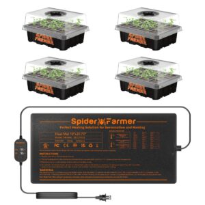 Spider Farmer seemne soojendusmatt koos nelja alustaldrikuga
