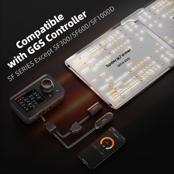 Spider Farmer SF2000Pro LED kasvulambi alumiiniumist jahutusradiaator