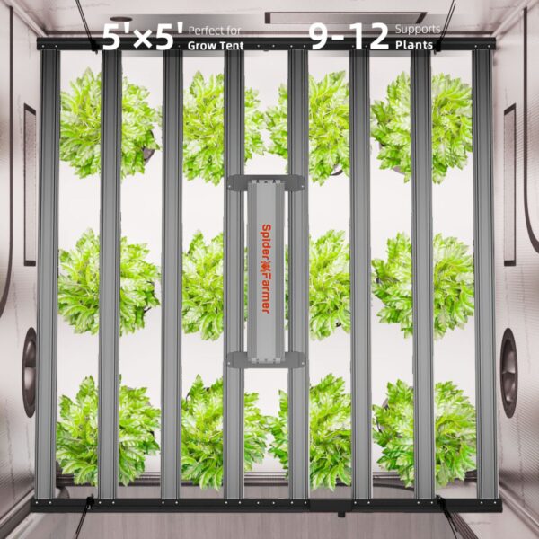 Kokkupandud Spider Farmer G1000W LED kasvulamp