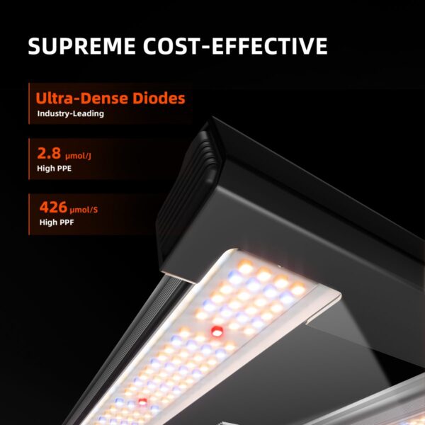 G1500 LED-kasvulambi dioodide lähivaade