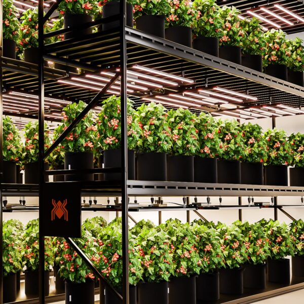 Spider Farmer G8600 LED-kasvulamp professionaalses kasvuruumis