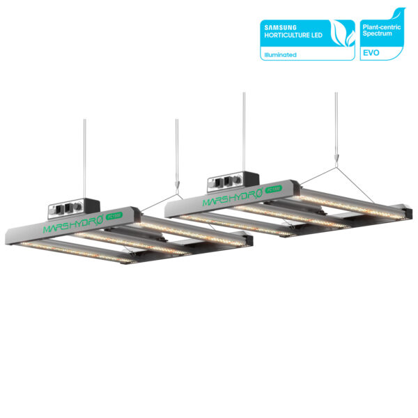 Mars Hydro 2tk FC 1500-EVO Samsung LM301H EVO 150W LED Kasvulambid 120x60cm telgile
