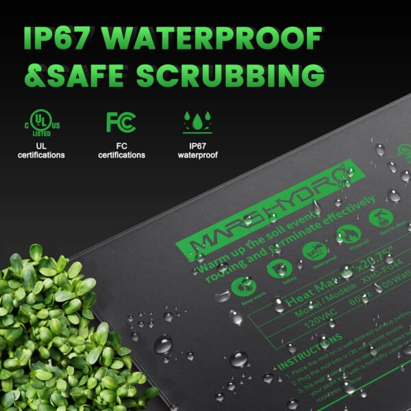Mars Hydro soojendusmatt IP67 veekindla pinnaga