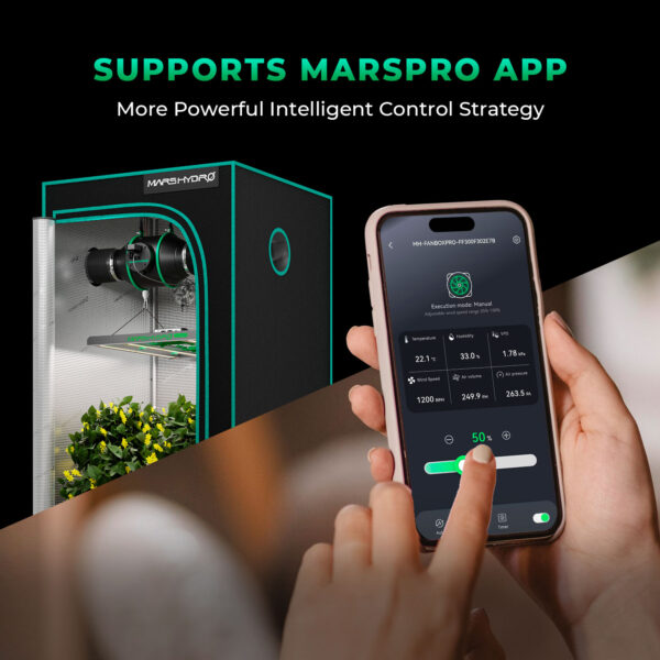 Mars Hydro iFresh 6-tolline inline ventilaator ja täidetav süsinikfilter komplekt