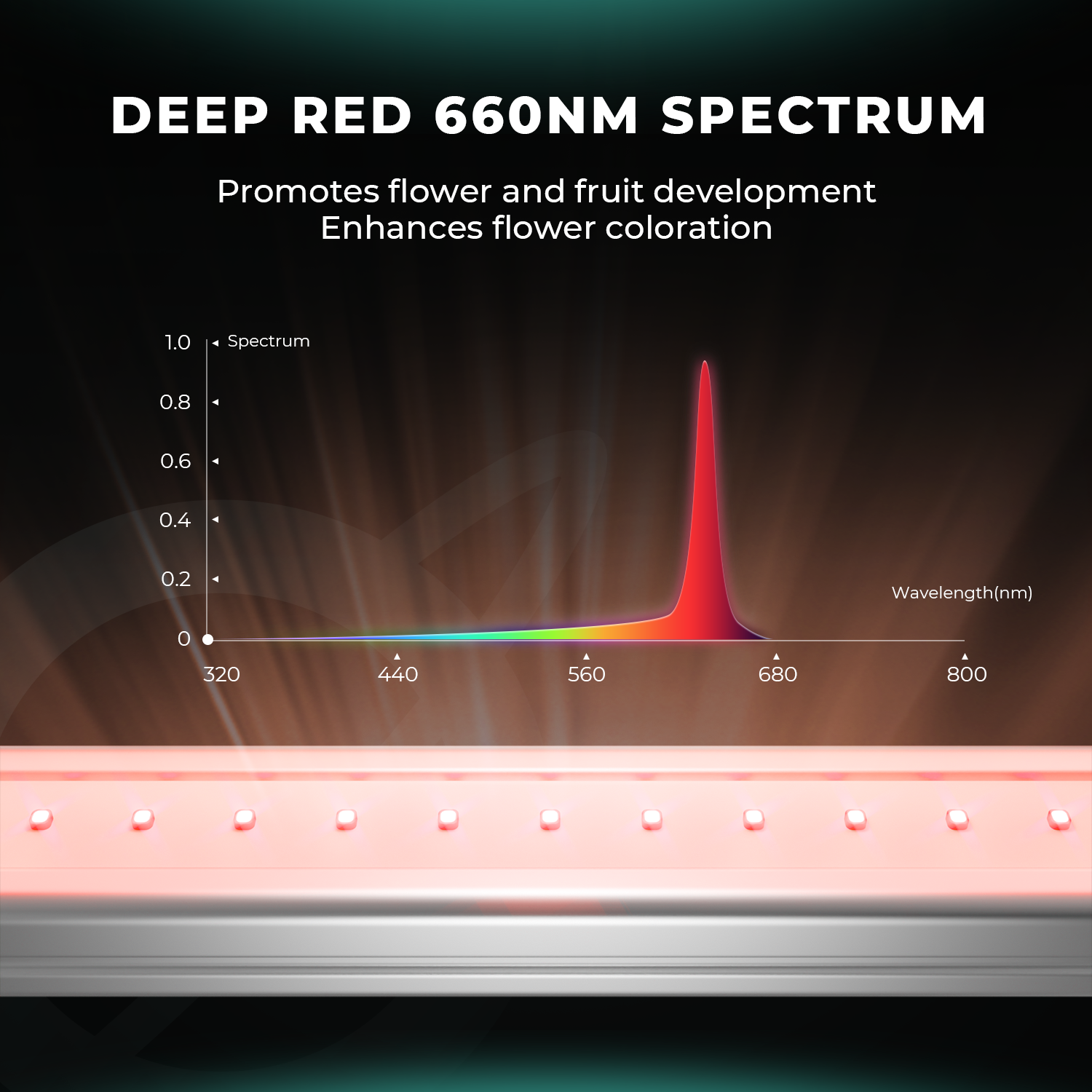 Mars Hydro Adlite R55 LED Kasvulamp sügavpunase valguse täienduseks