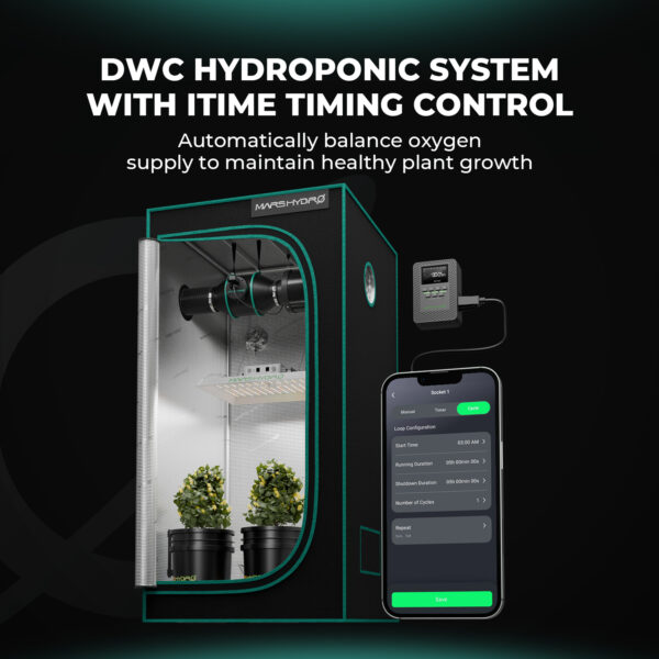 DWC süsteem iTime taimeri juhtimisega
