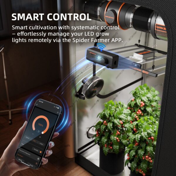 Spider Farmer G3000 LED-valgusti lähivaade