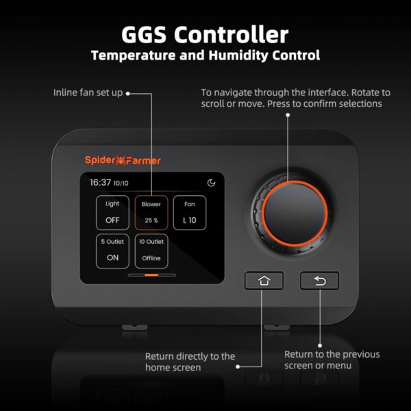 GGS nutikas kontroller ventilatsioonisüsteemi juhtimiseks
