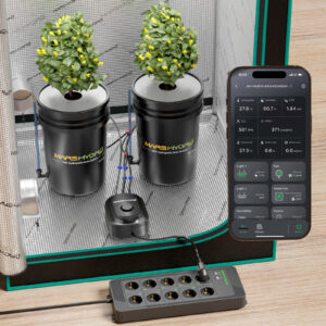 Mars Hydro Nutikas DWC Hüdropooniline Kasvatuskomplekt 5-Gallon 2-ämbriga ja iHub Pro kontrolleriga