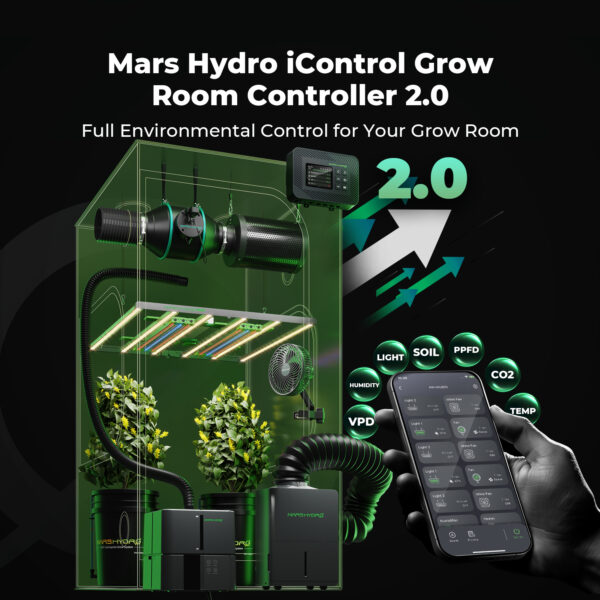 Mars Hydro FC 1500-EVO Samsung LM301H EVO 150W LED Kasvulamp koos iControl nutika kontrolleriga