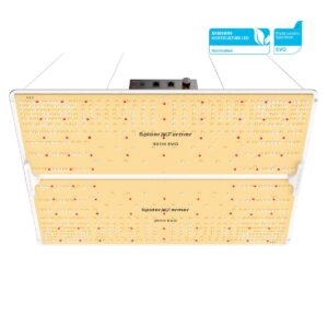 Spider Farmer SF4000 LED kasvulamp sisselülitatuna