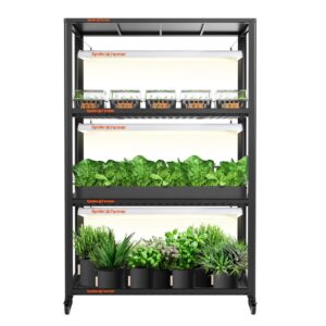 Spider Farmer SF600 3-korruseline taimeriiul koos LED-valgustitega