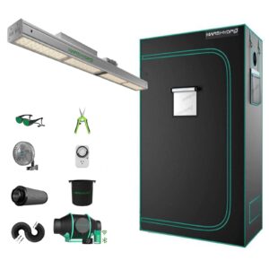 Mars Hydro SP3000 täiskomplekt 300W LED Kasvulamp ja 120x60x180cm kasvutelk iFresh ventilatsioonisüsteemiga