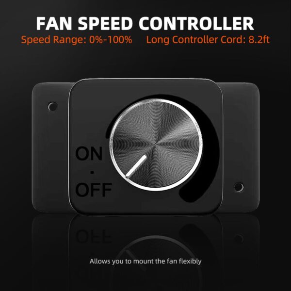 Spider Farmer SF1000 komplekti kuuluv 4-tolline inline-ventilaator