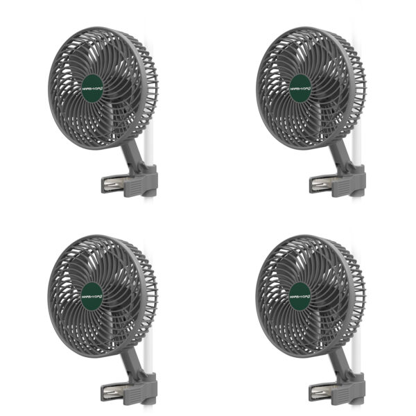 Mars Hydro 6-tolline telgi klambri ventilaatorikomplekt 4 tükki