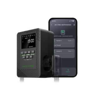Mars Hydro iTime 2-in-1 nutikas taimer kahe pistikupesaga