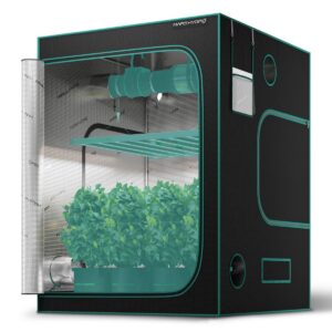 Mars Hydro 150x150x200cm vastupidav kasvutelk hõbedase Mylar sisekattega