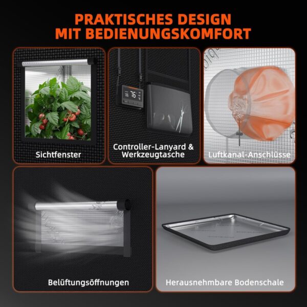 Spider Farmer nutikas ventilatsioonisüsteem kontrolleriga
