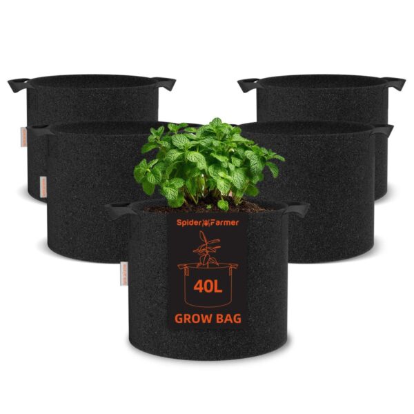 Spider Farmer 40L kangast kasvukottide 5-pakk