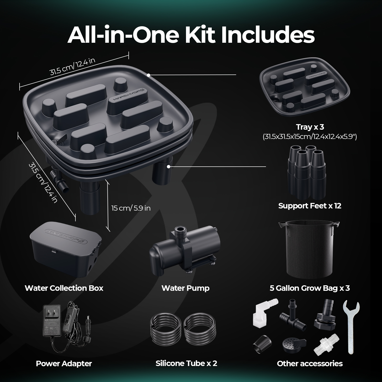 Mars Hydro automaatne drenaažisüsteem 3-le taimele - Image 7