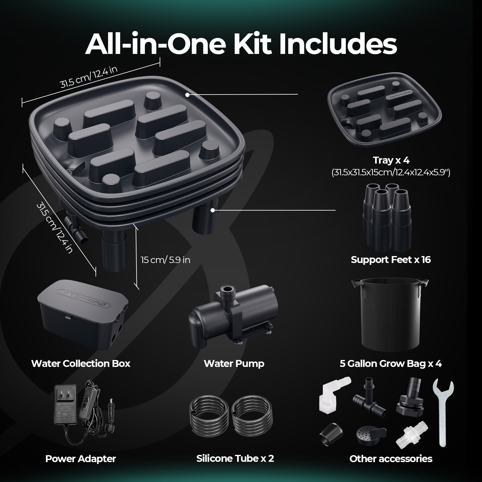 Mars Hydro äravoolusüsteem hüdroponilisele kasvatusele