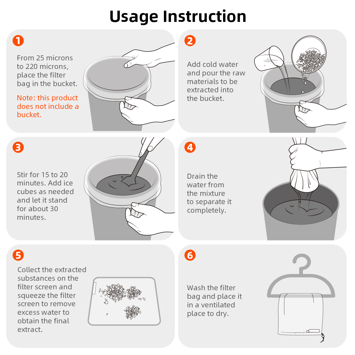 Spider Farmer 5-Gallon Korduvkasutatavad Võrkkotid ja 9-ühes Aiatarvikute Komplekt - Image 5