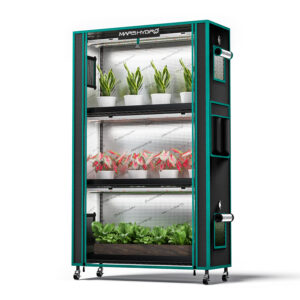 Mars Hydro 4-korruseline taimeriiul 150W LED kasvulampidega ja 1680D telgiga