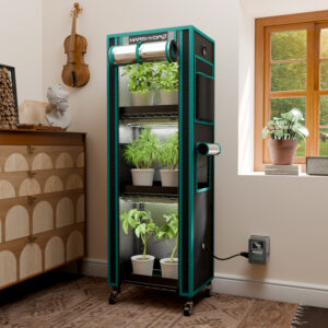 Mars Hydro Nutikas 4-astmeline taimeriiul 54W LED kasvulampidega ja telgiga, iTime taimeriga