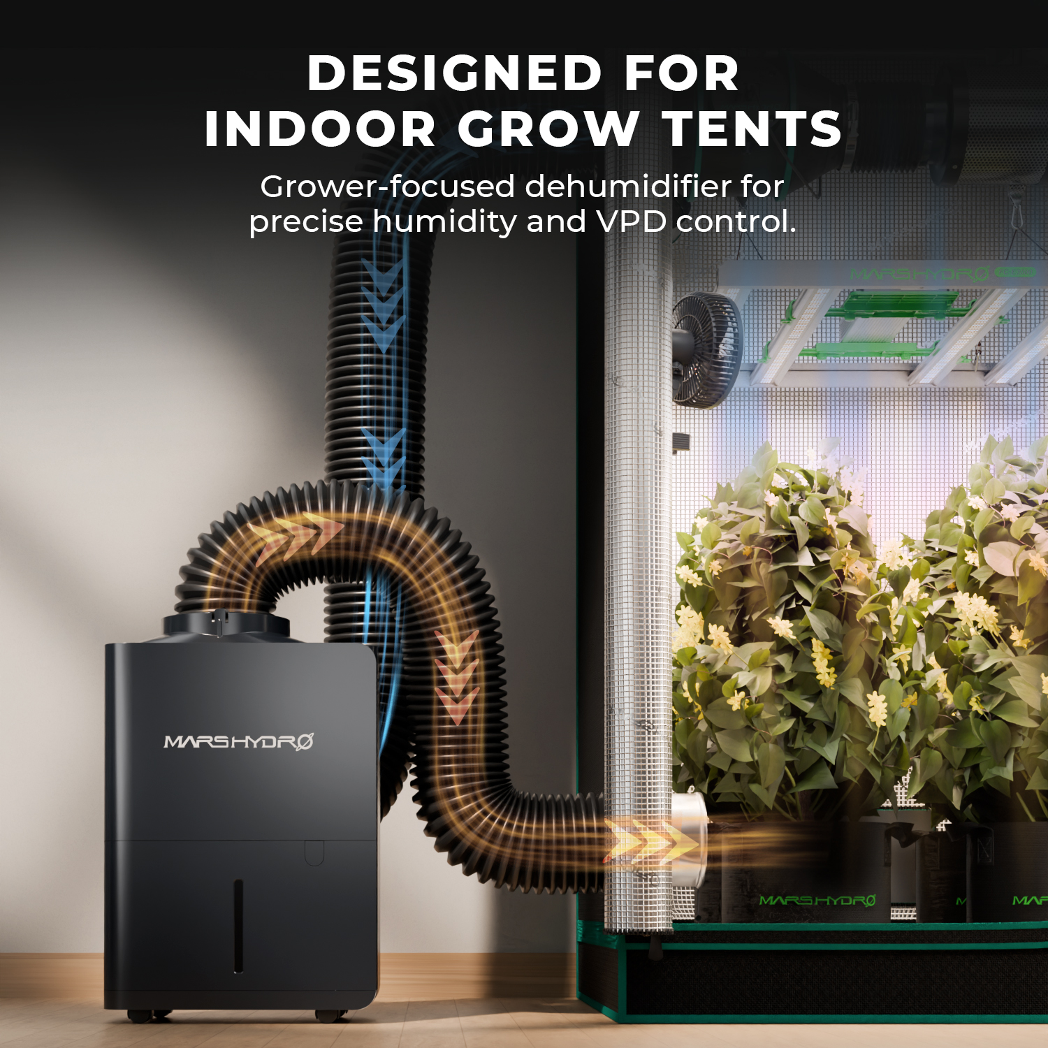 Mars Hydro Nutikas Õhukuivati iControl Kontrolleriga, 12L/päev - Image 4