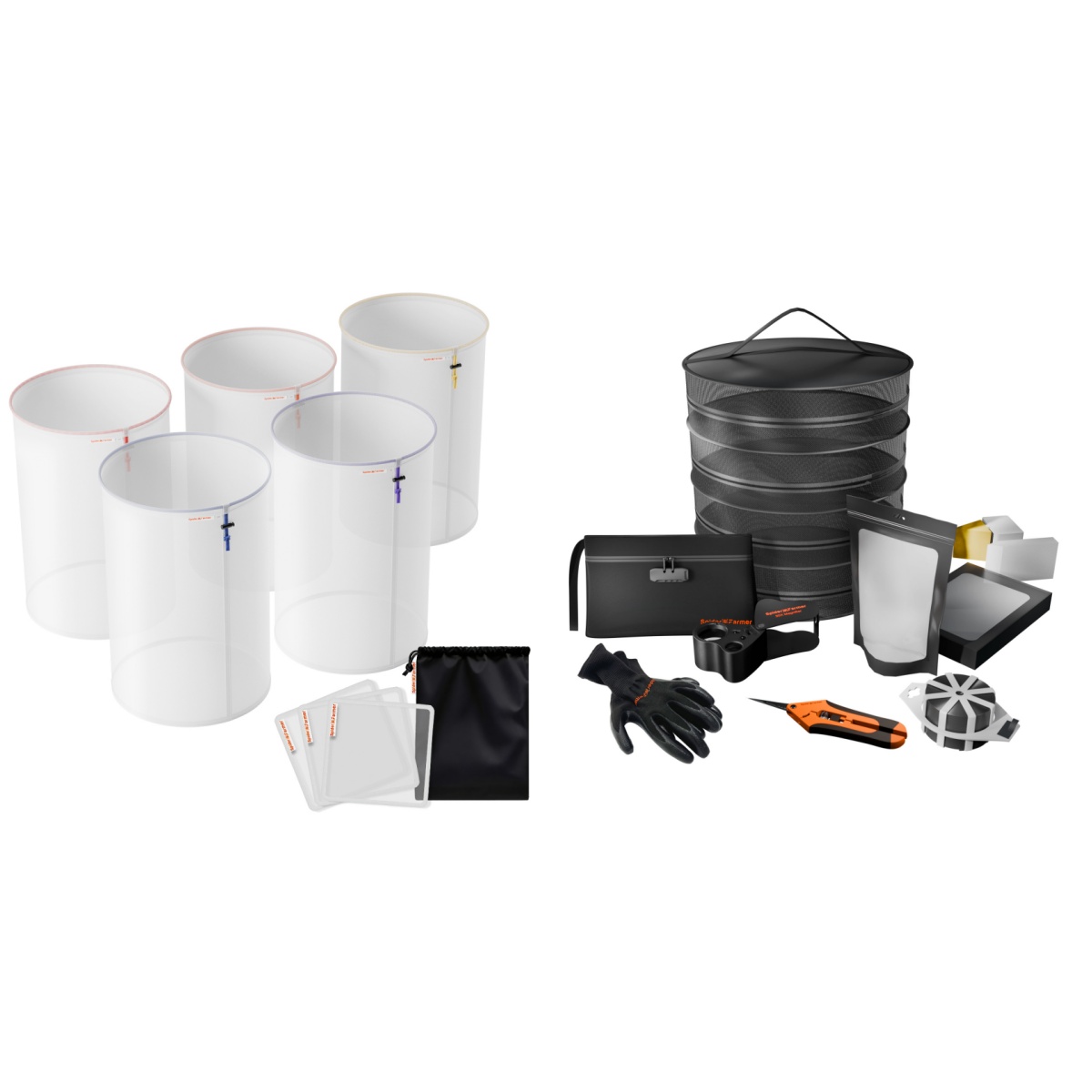 Spider Farmer 5-Gallon Korduvkasutatavad Võrkkotid ja 9-ühes Aiatarvikute Komplekt