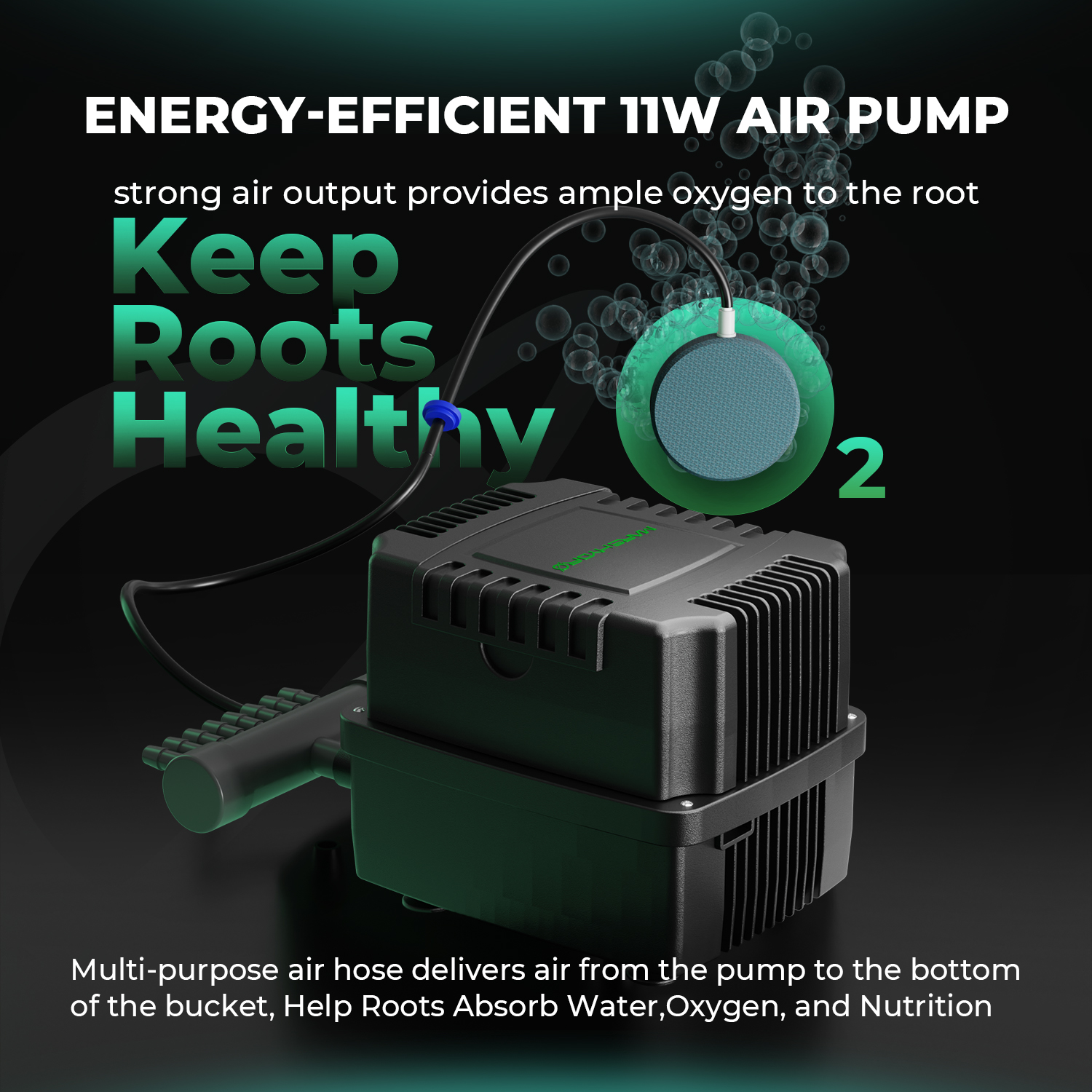 Mars Hydro Nutikas DWC 4-ämbriline Hüdroponika Komplekt iTime Taimeriga - Image 7