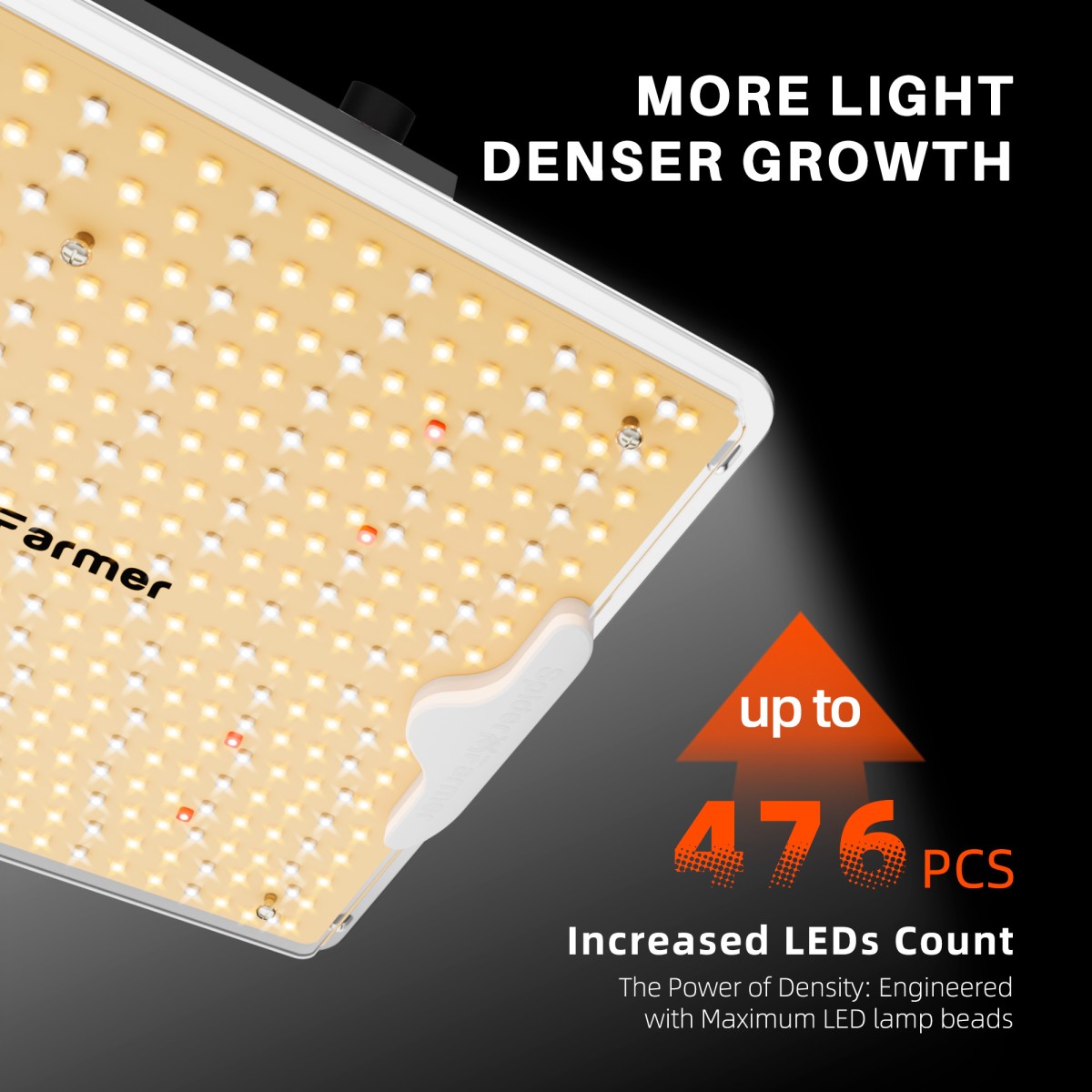 Spider Farmer SF1000D LED kasvulamp tihedama kasvu jaoks