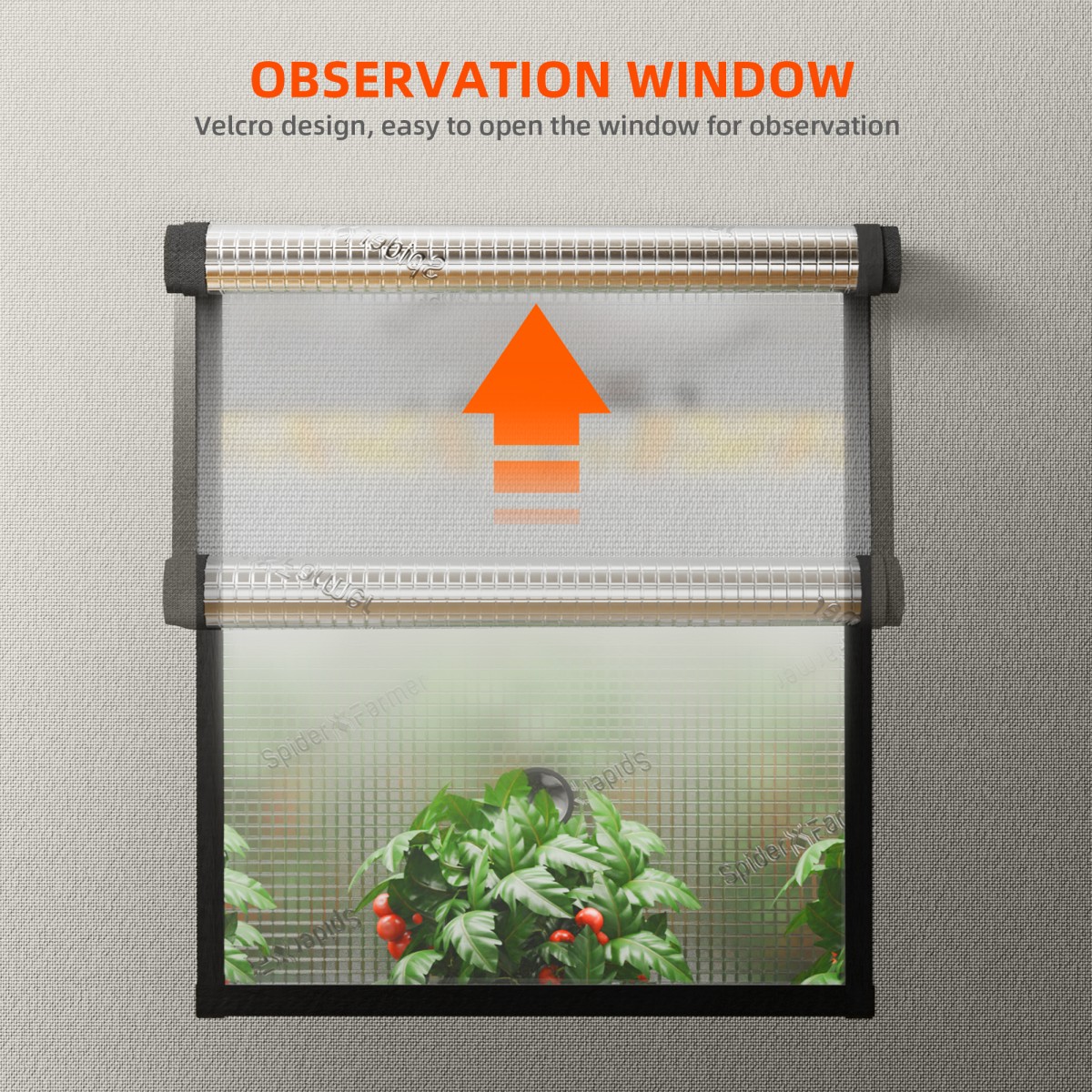 Spider Farmer Nutikas Kasvutelkide Komplekt SE3000 300W LED Kasvulamp, 90x90x180cm Telk, Ventilatsioon ja Kontroller - Image 8