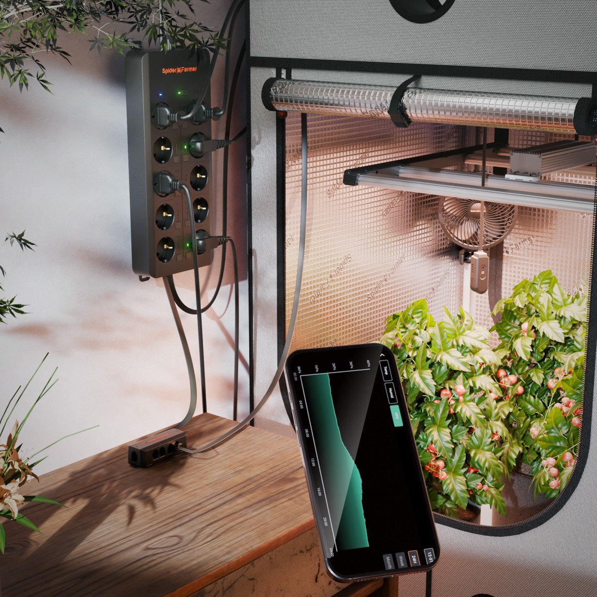 Spider Farmer GGS 3-in-1 Mullaandurite Komplekt ja GGS AC10 Nutikas Toiteplokk - Image 9