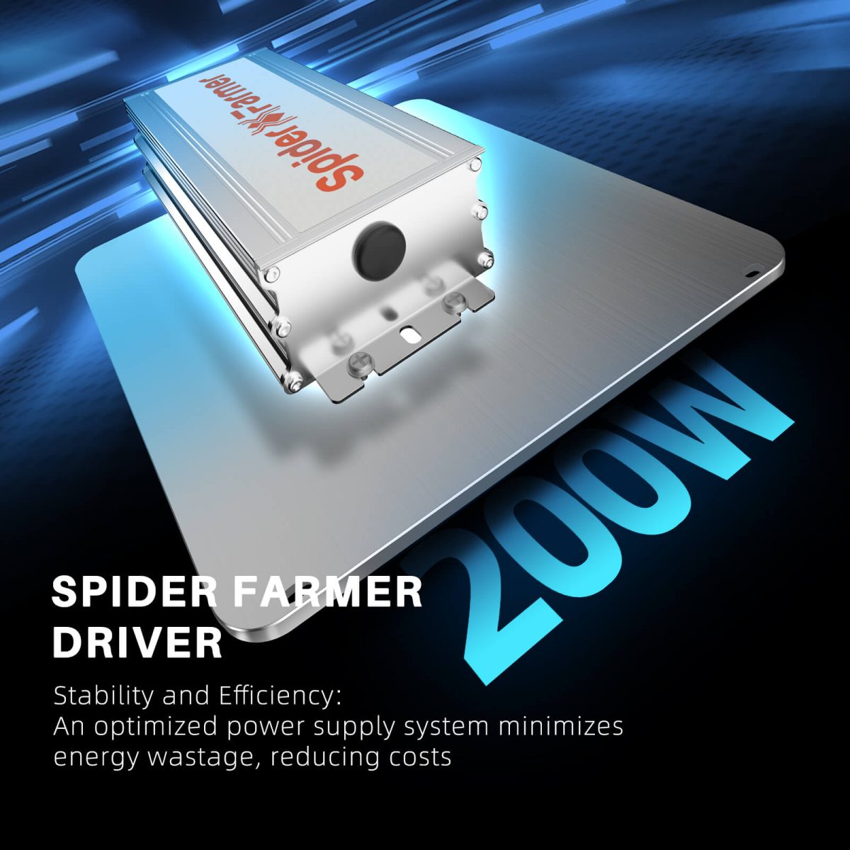 Spider Farmer SF2000 LED kasvulamp draiver