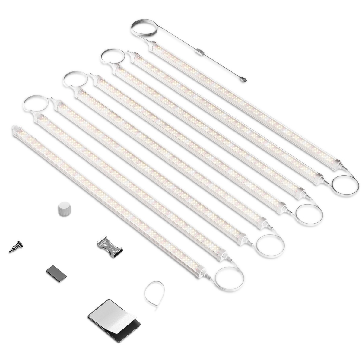 Spider Farmer 200W Hämardatav Täisspektriga LED Kasvulampide Ribad, IP65, 8 tk Komplekt