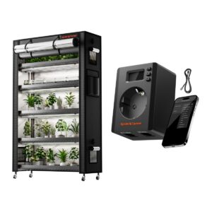 Spider Farmer nutikas taimeriiuli komplekt LED kasvulampidega ja telgiga