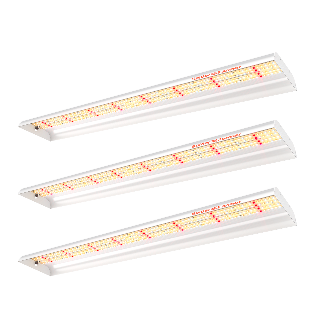 Spider Farmer 3x SF600 LED kasvulampide komplekt riiulitele