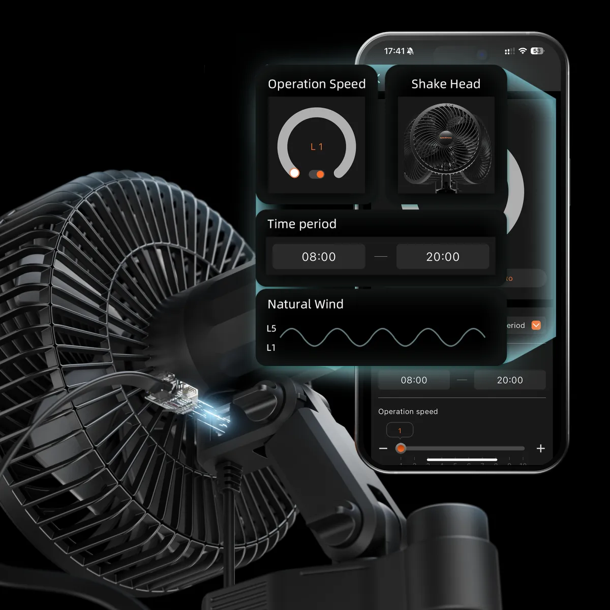 Spider Farmer klambriga ventilaator