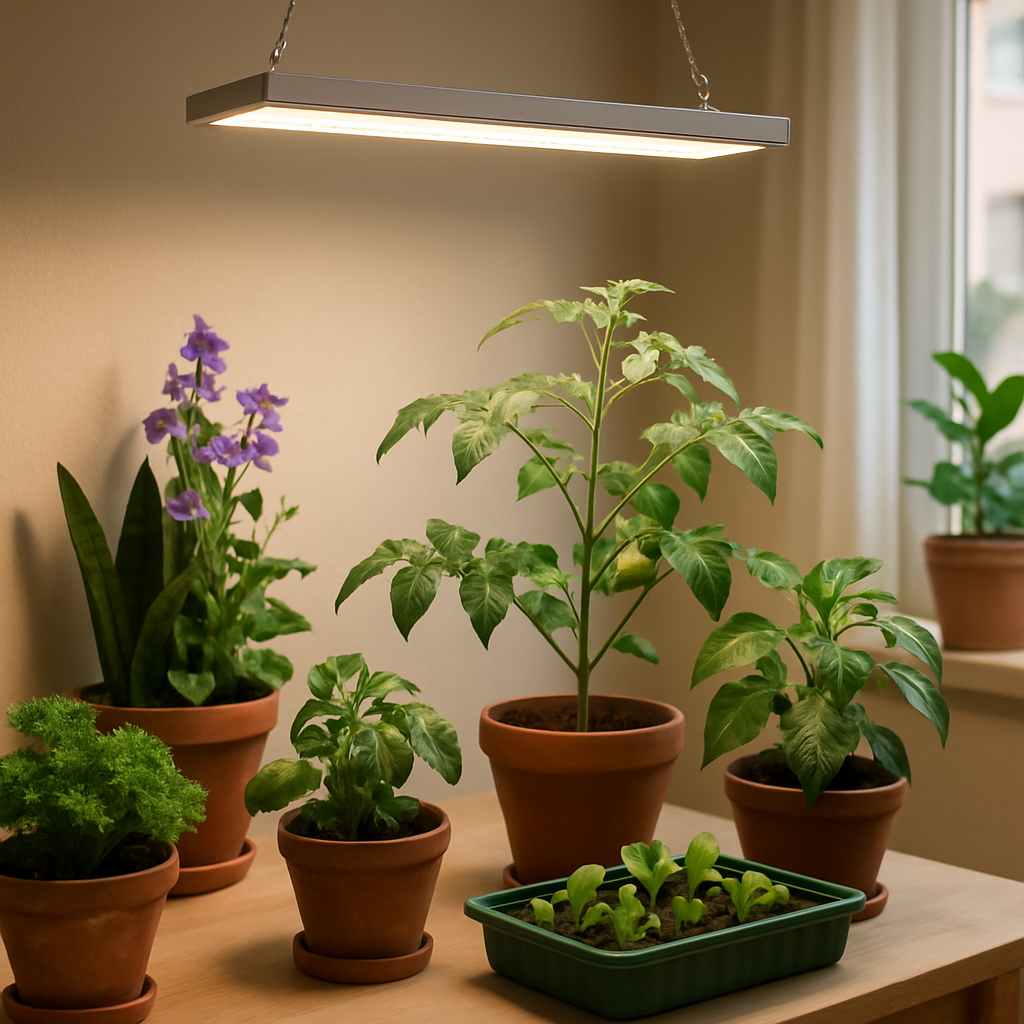 LED kasvulambi kaugus: üldised soovitused ja numbrid - kasvulambi kaugus taimedest