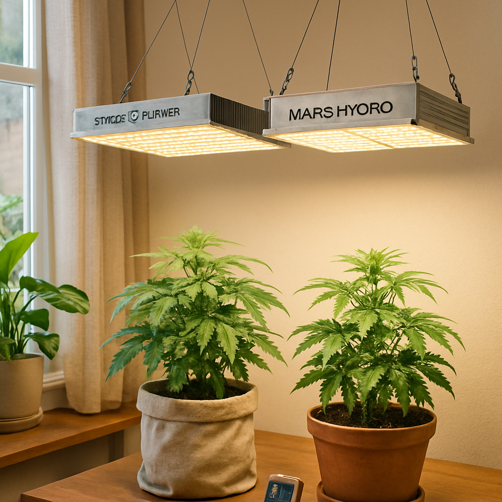 Spider Farmer vs Mars Hydro: tehnoloogiad ja võrdlusnumbrid - Spider Farmer vs Mars Hydro