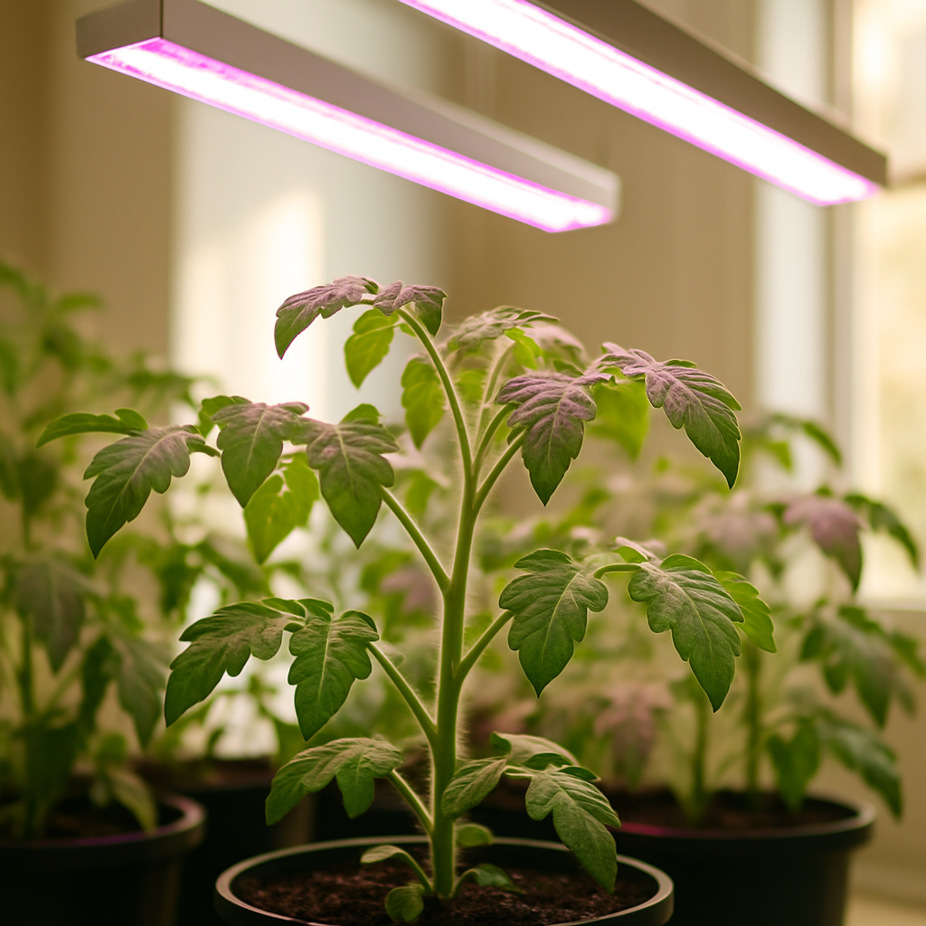 tomatite ettekasvatamine - Tomatite ettekasvatamine kasvulambiga: samm-sammult juhend