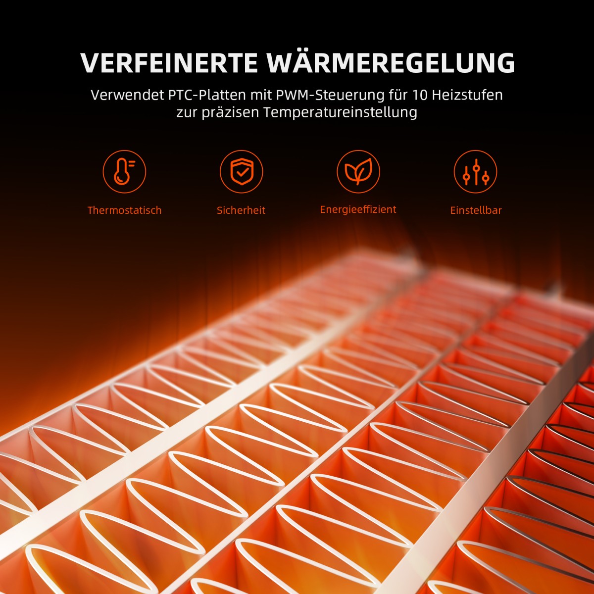 Spider Farmer 540W kasvutelkide soojendi külgvaade
