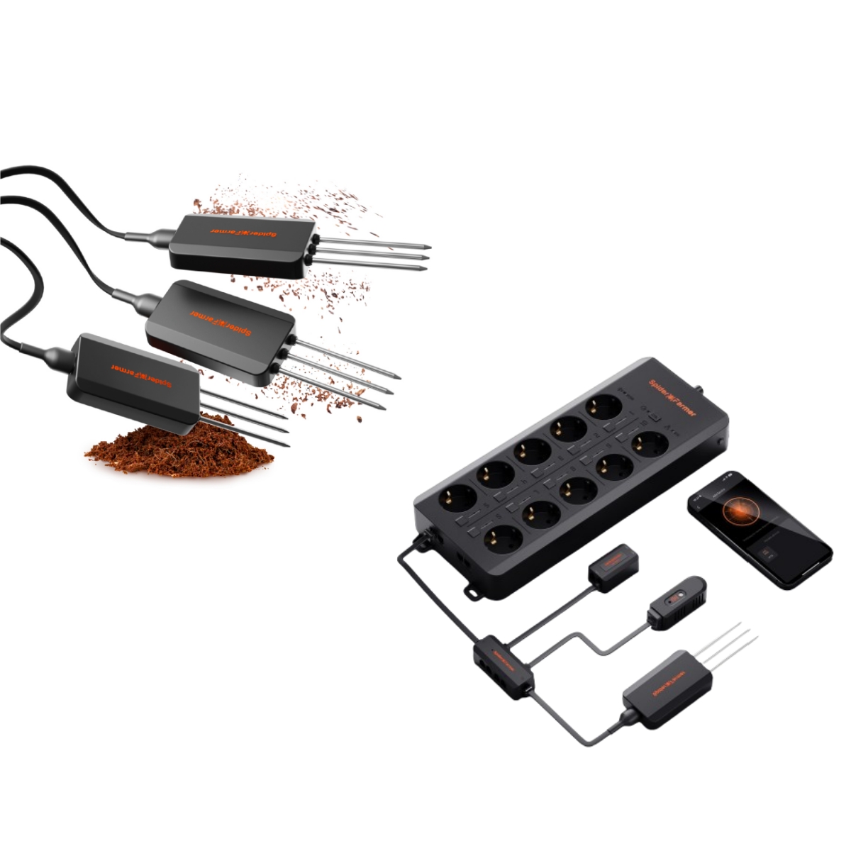 Spider Farmer GGS 3-in-1 Mullaandurite Komplekt ja GGS AC10 Nutikas Toiteplokk