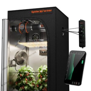 Spider Farmer 70x70cm nutikas kasvutelkide komplekt SF1000 EVO LED ja AC5 kontrolleriga