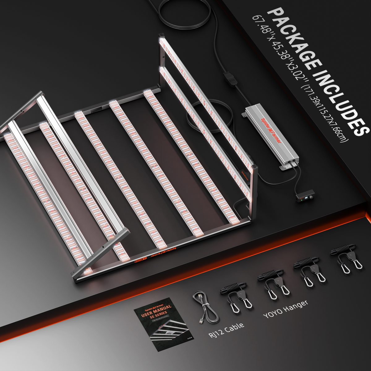 Spider Farmer SE1200W Hämardatav LED Kasvulamp - Image 9