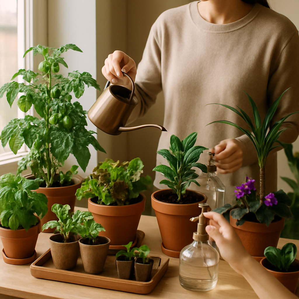 Taimede hooldus pimedal ajal: kastmine, niiskus ja õhuringlus - taliaiandus Eestis