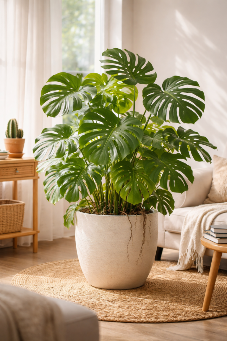 Monstera talvel valgus: kuidas tagada troopiliste taimede heaolu Eesti pimeduses