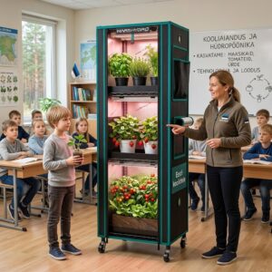 Toakasvuhoone S - koolidele - 40cmx30cmx120cm-Tervislik õppimine: Seemnest kõhtu! Õpeta lastele tervisliku ja puhta toidu väärtust läbi praktilise tegevuse.