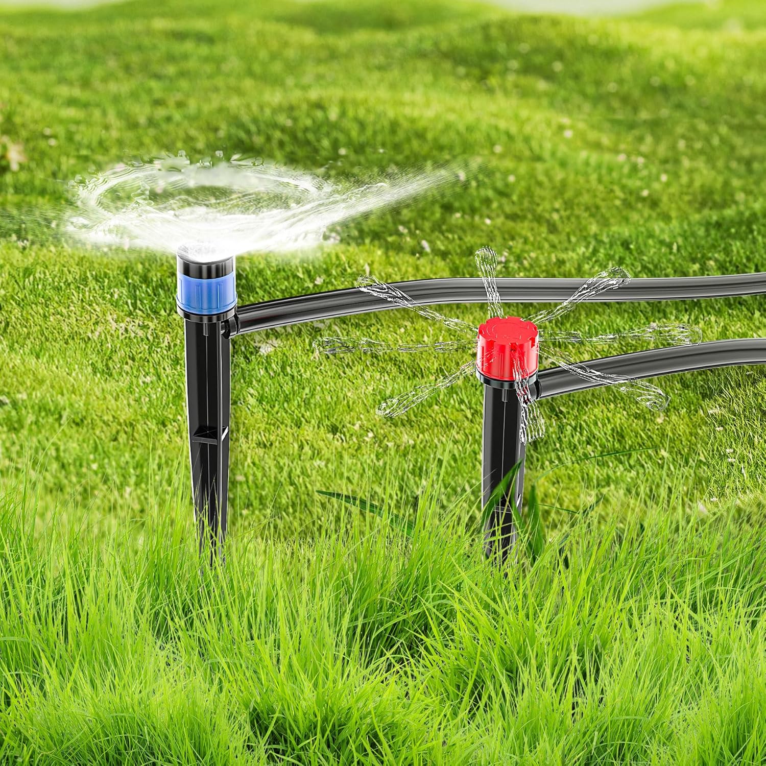 Kuna iga aed ja kasvuhoone on omanäoline, on selle komplekti märksõnaks paindlikkus. Kokku 75 meetrit kvaliteetset UV-kindlast plastikust voolikut (15 m jämedamat peavoolikut stabiilse surve tagamiseks ja 60 m peenemat jaotusvoolikut) võimaldab teil juhtida vee täpselt sinna, kus seda kõige rohkem vajatakse. Ei mingit rasket kastekannude tõstmist ega voolikute järele lohistamist.
